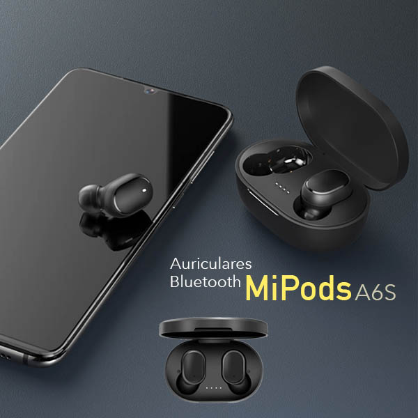 Auriculares Bluetooth Mipods A6s - Goufit