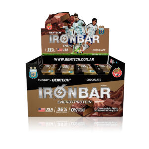 Gentech Iron Bar Energy Protein Sabor Chocolate 20u