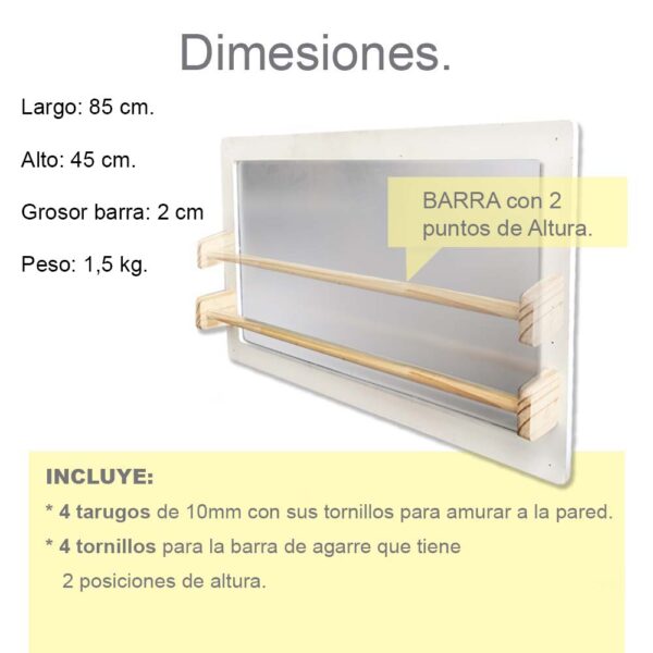 Espejo Acrilico Montessori irrompible 85x45 - Image 5