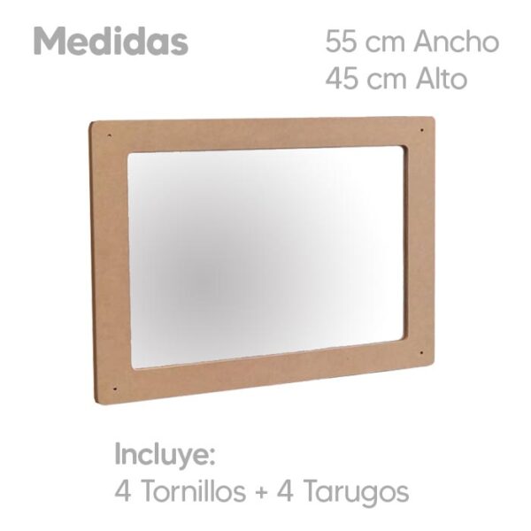 ¡OFERTA! Espejo Acrílico Montessori 55x45 - Image 4